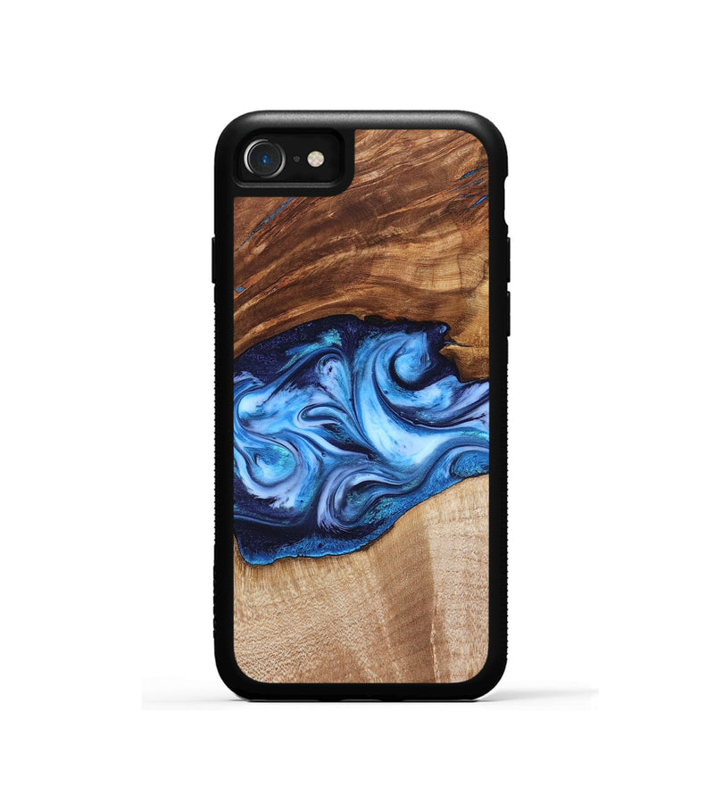 iPhone SE Wood Phone Case - Rylan (Blue, 819385)