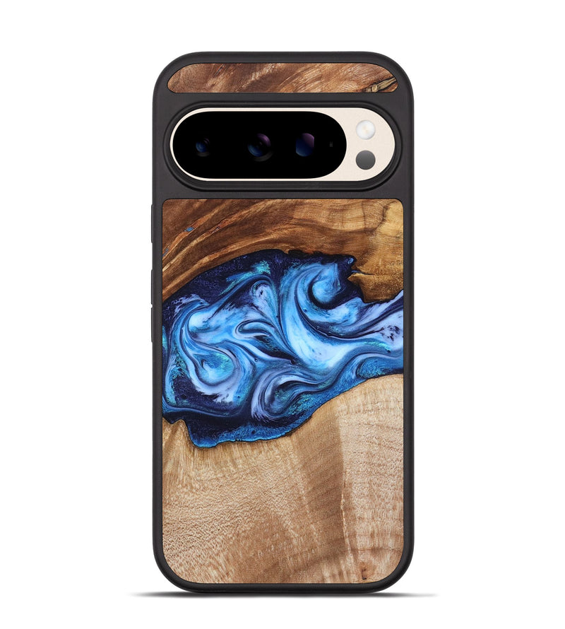 Pixel 10 Pro Wood Phone Case - Rylan (Blue, 819385)