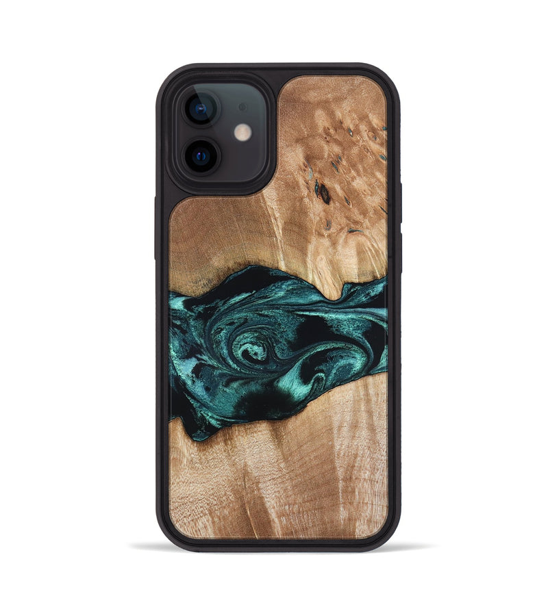 iPhone 12 Wood Phone Case - Denis (Blue, 819389)
