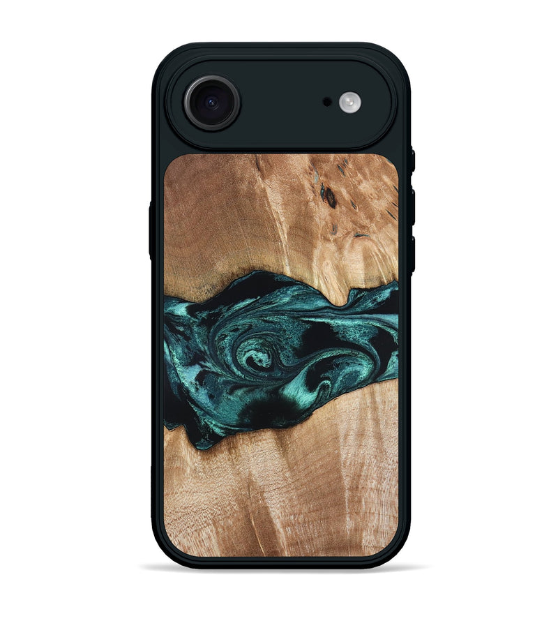 iPhone 17 Air Wood Phone Case - Denis (Blue, 819389)