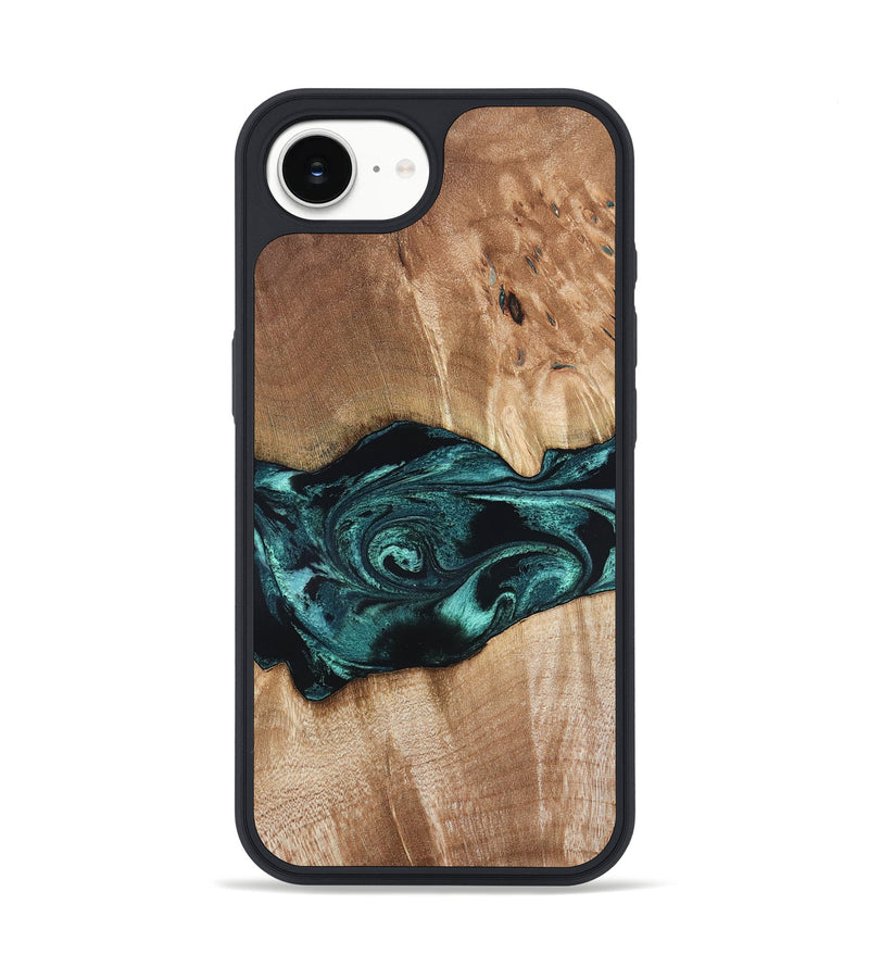 iPhone 17e Wood Phone Case - Denis (Blue, 819389)