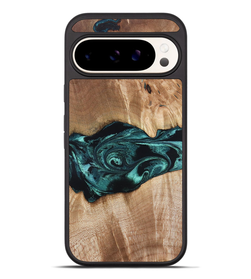 Pixel 10 Pro XL Wood Phone Case - Denis (Blue, 819389)