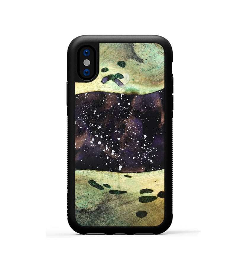 iPhone Xs Wood Phone Case - Nichole (Cosmos, 819392)
