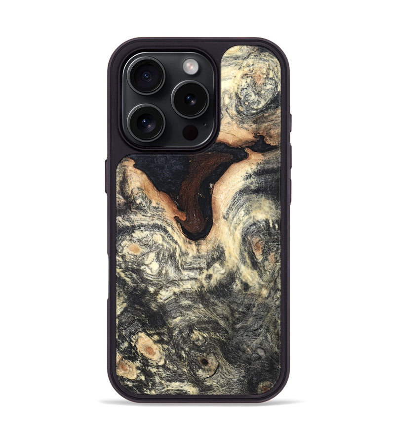iPhone 16 Pro Wood Phone Case - Tomas (Wood Burl, 819411)