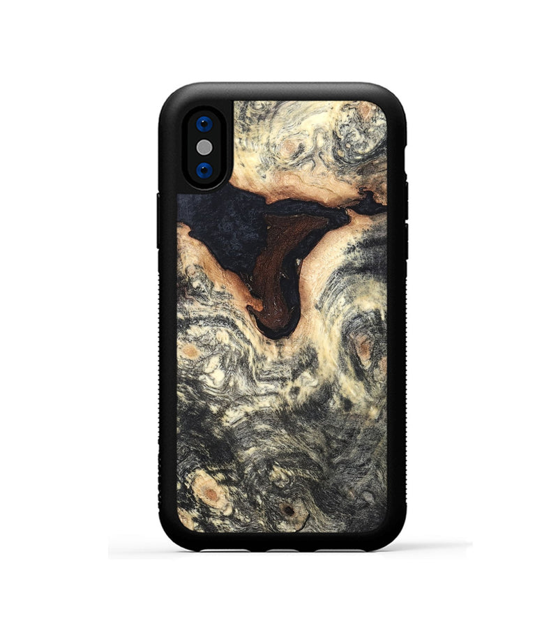 iPhone Xs Wood Phone Case - Tomas (Wood Burl, 819411)