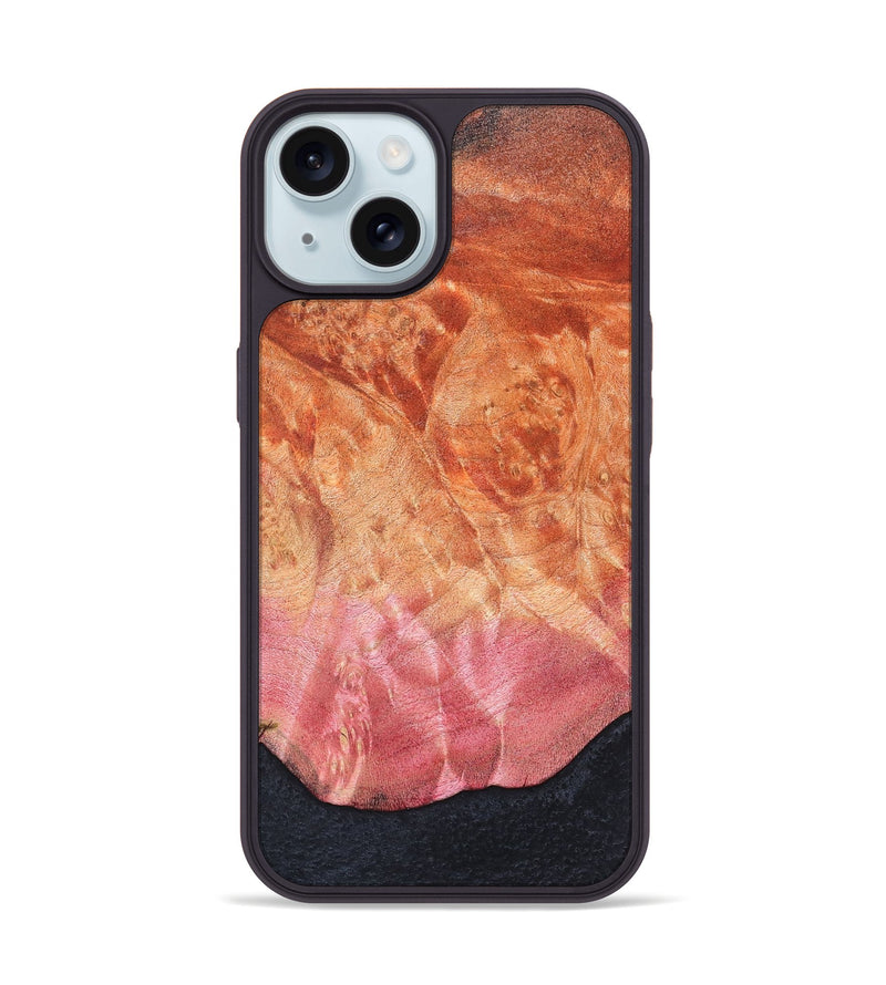 iPhone 15 Wood Phone Case - Kadin (Wood Burl, 819413)