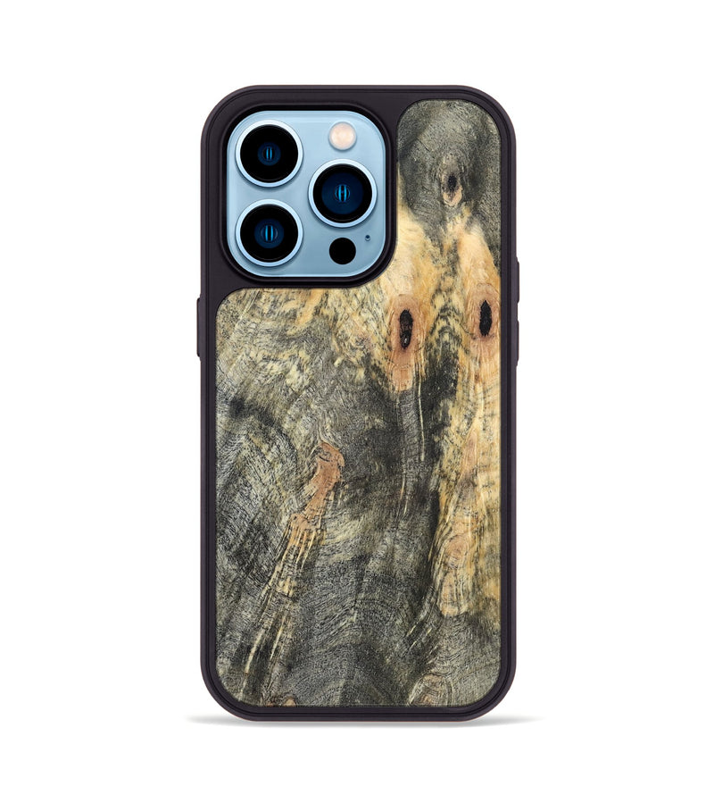 iPhone 14 Pro Wood Phone Case - Erykah (Wood Burl, 819415)