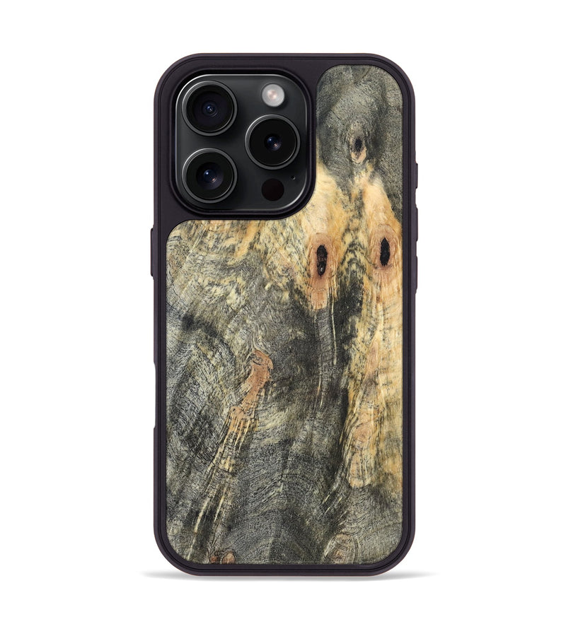 iPhone 16 Pro Wood Phone Case - Erykah (Wood Burl, 819415)