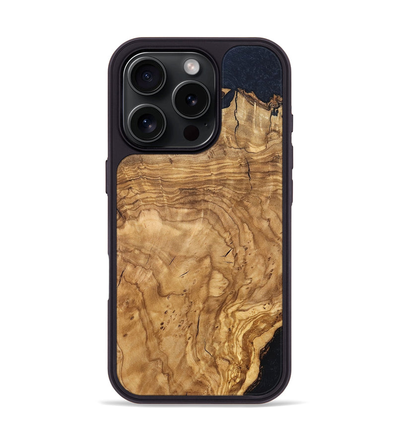 iPhone 16 Pro Wood Phone Case - Harley (Wood Burl, 819425)