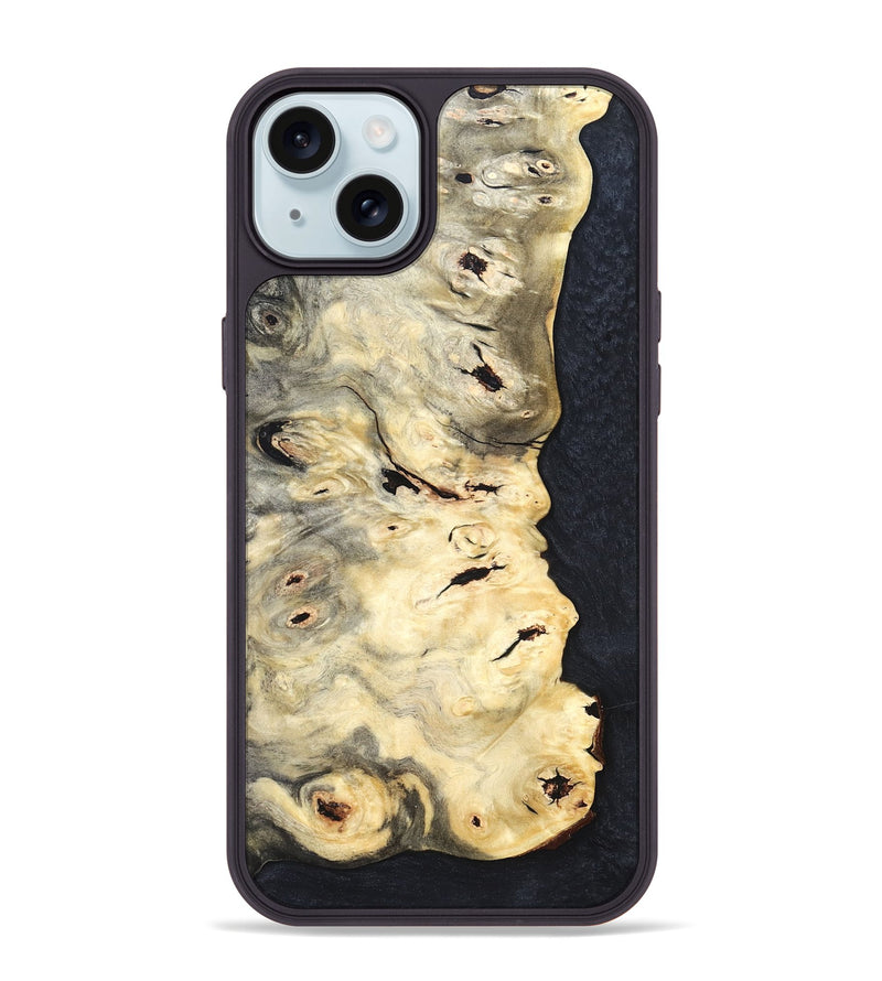 iPhone 15 Plus Wood Phone Case - Angelia (Wood Burl, 819426)