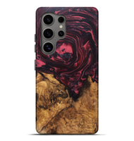Galaxy S25 Ultra Wood Live Edge Phone Case - Mintie (Red, 819429)
