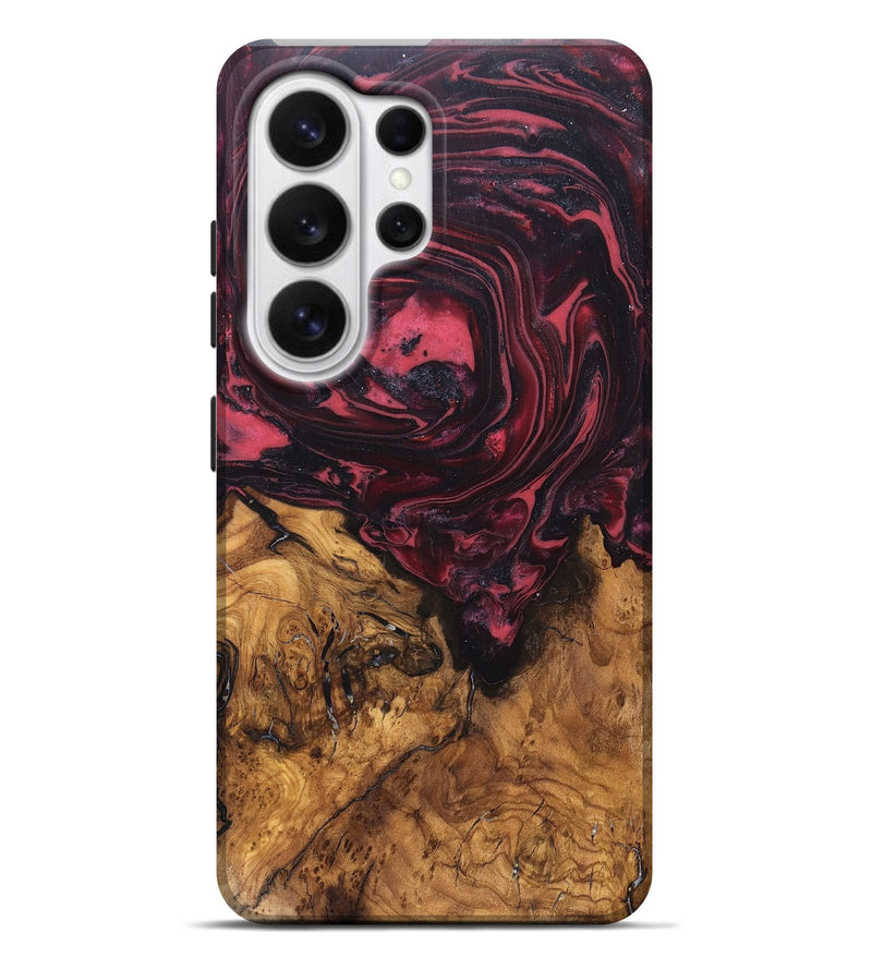 Galaxy S26 Ultra Wood Live Edge Phone Case - Mintie (Red, 819429)
