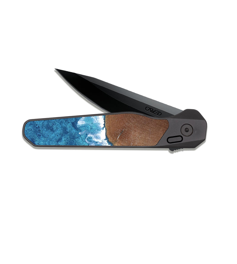 EDC Dark Slate Wood Pocket Knife - Xyla (Coastal, 819432)