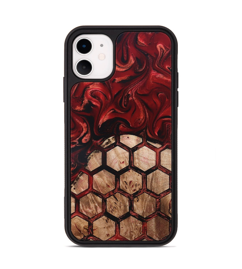 iPhone 11 Wood Phone Case - Oma (Ancient Olive, 819440)