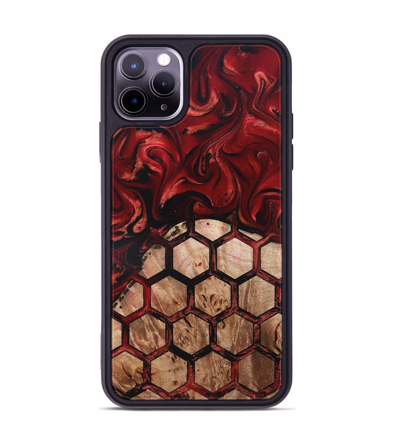 iPhone 11 Pro Max Wood Phone Case - Oma (Ancient Olive, 819440)