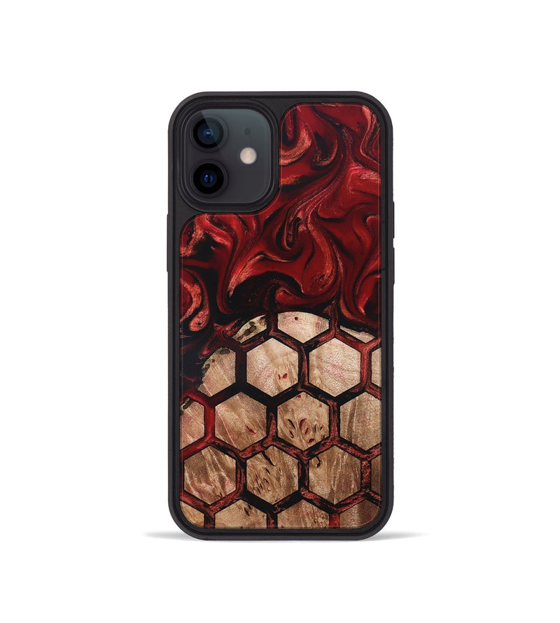 iPhone 12 mini Wood Phone Case - Oma (Ancient Olive, 819440)
