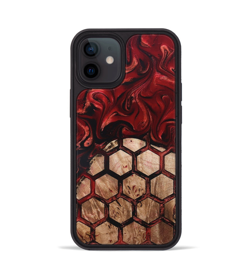 iPhone 12 Wood Phone Case - Oma (Ancient Olive, 819440)