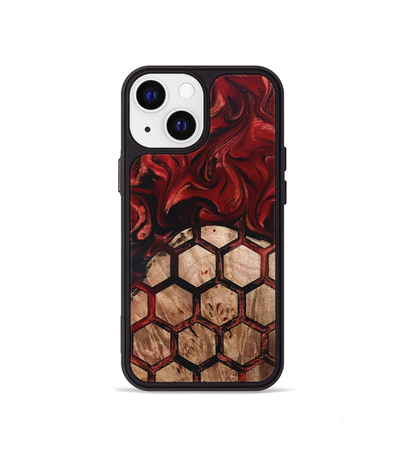 iPhone 13 mini Wood Phone Case - Oma (Ancient Olive, 819440)