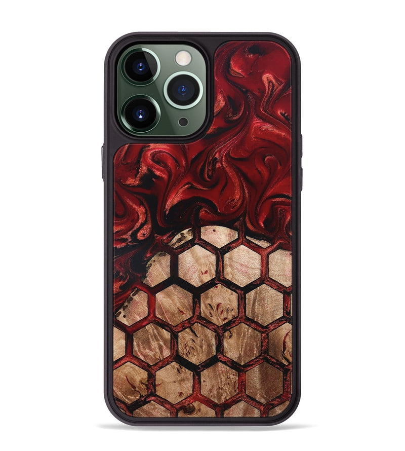 iPhone 13 Pro Max Wood Phone Case - Oma (Ancient Olive, 819440)