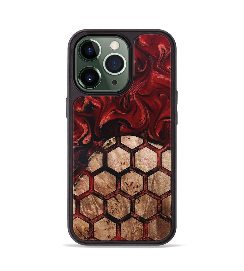 iPhone 13 Pro Wood Phone Case - Oma (Ancient Olive, 819440)
