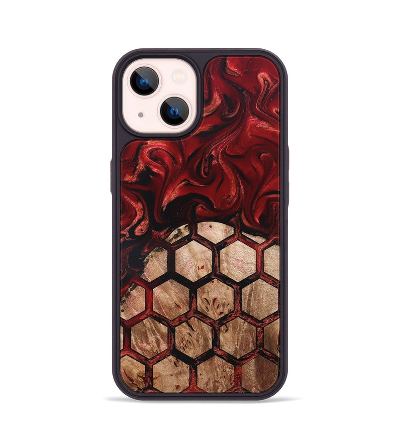 iPhone 14 Wood Phone Case - Oma (Ancient Olive, 819440)