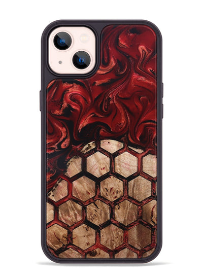 iPhone 14 Plus Wood Phone Case - Oma (Ancient Olive, 819440)