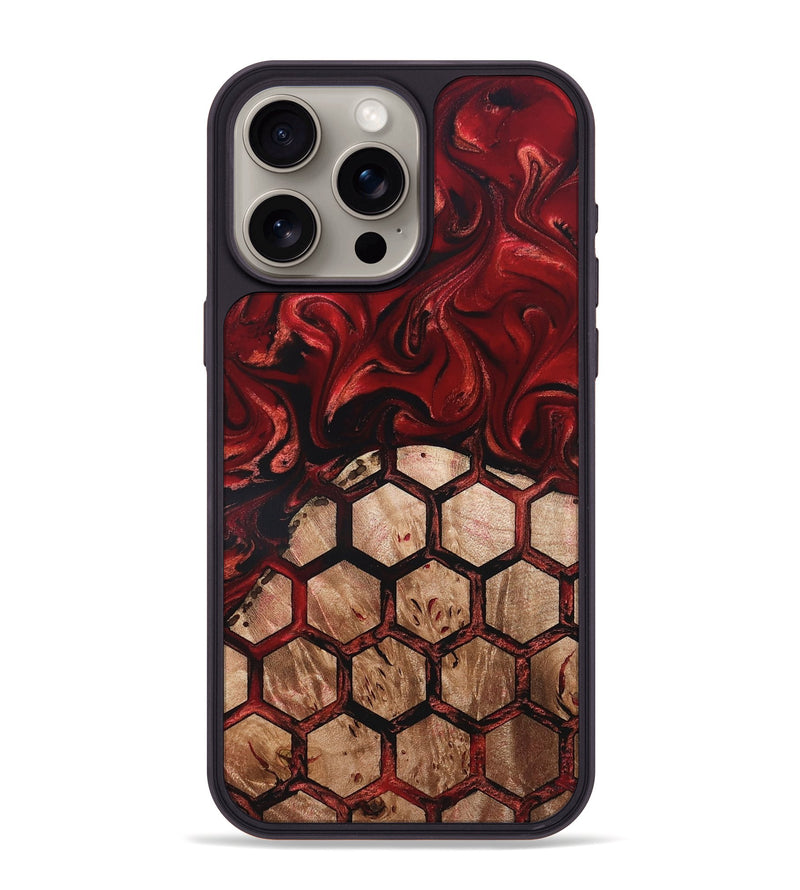 iPhone 15 Pro Max Wood Phone Case - Oma (Ancient Olive, 819440)