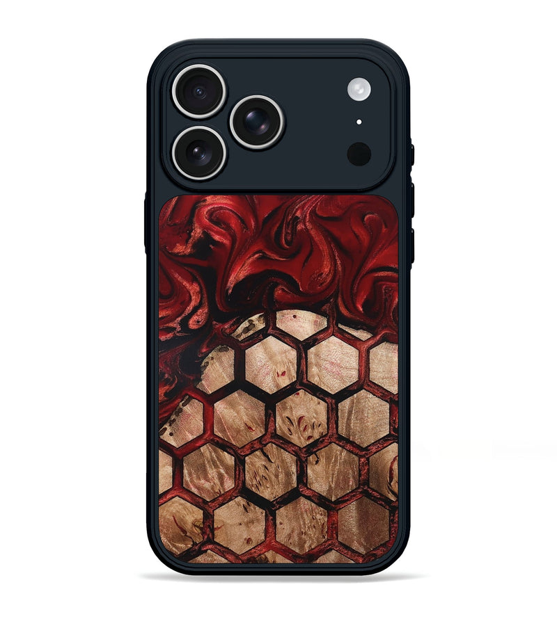iPhone 17 Pro Max Wood Phone Case - Oma (Ancient Olive, 819440)