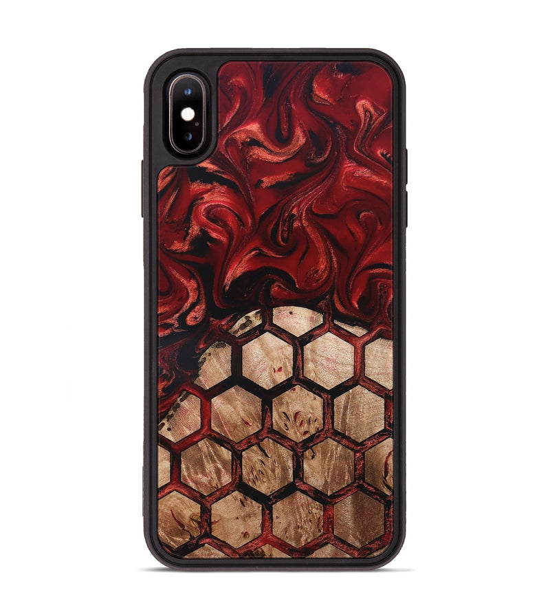 iPhone Xs Max Wood Phone Case - Oma (Ancient Olive, 819440)