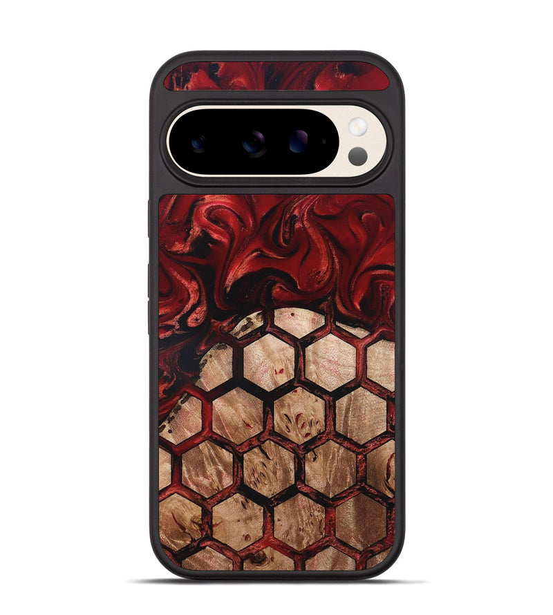 Pixel 10 Pro Wood Phone Case - Oma (Ancient Olive, 819440)