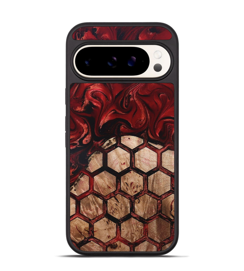 Pixel 9 Wood Phone Case - Oma (Ancient Olive, 819440)