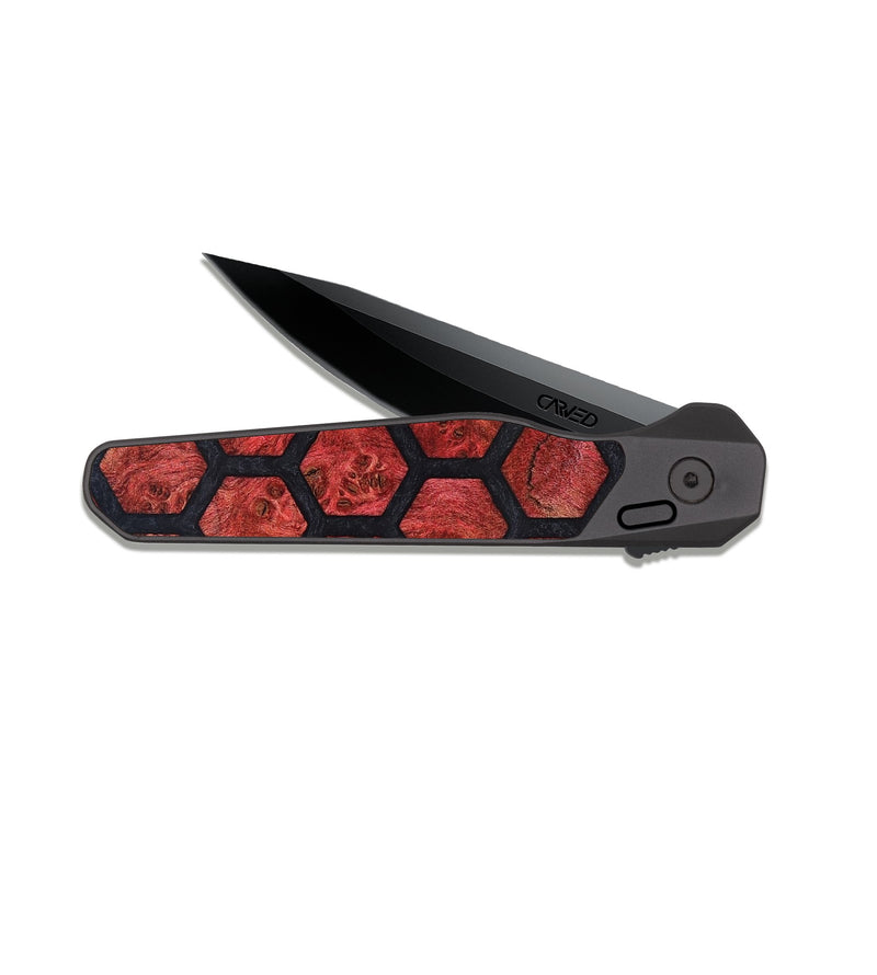 EDC Dark Slate Wood Pocket Knife - Maria (Pattern, 819445)