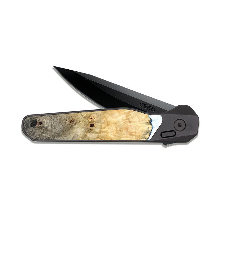 EDC Dark Slate Wood Pocket Knife - Omari (Coastal, 819457)