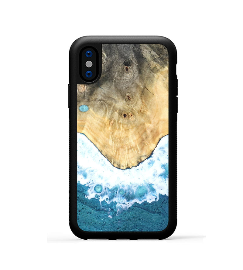iPhone Xs Wood Phone Case - Omari (Coastal, 819457)