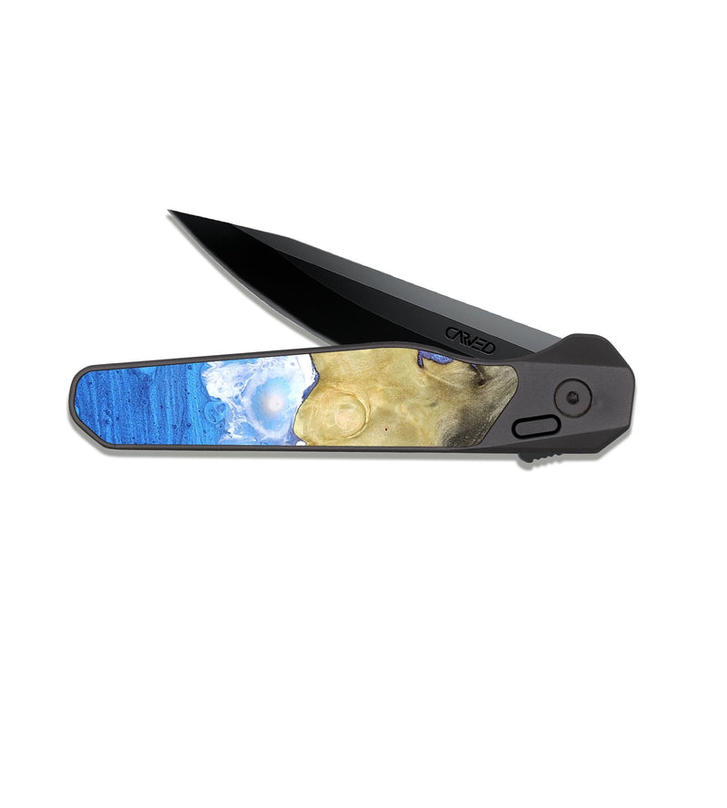 EDC Dark Slate Wood Pocket Knife - Deion (Coastal, 819465)