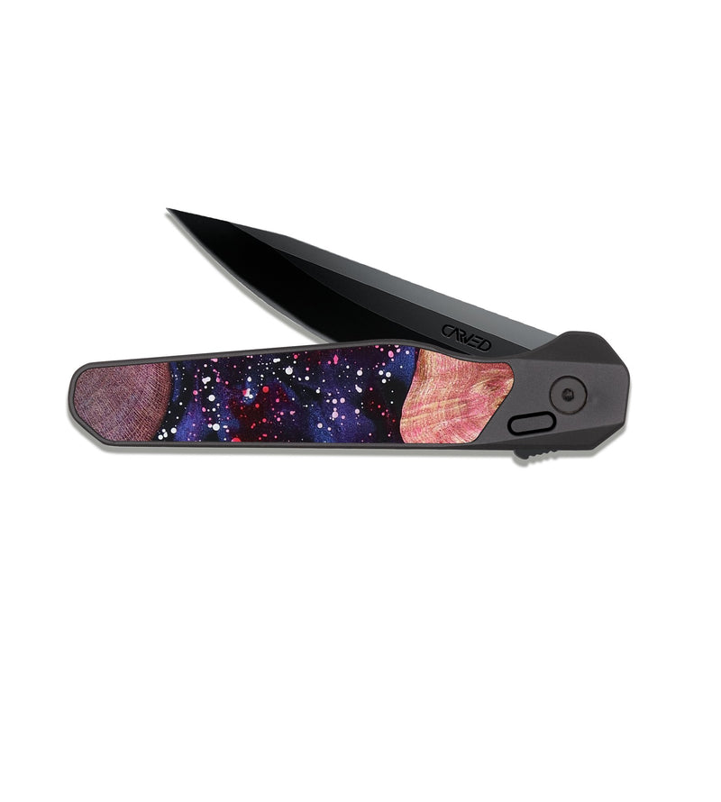 EDC Dark Slate Wood Pocket Knife - Lorie (Cosmos, 819477)