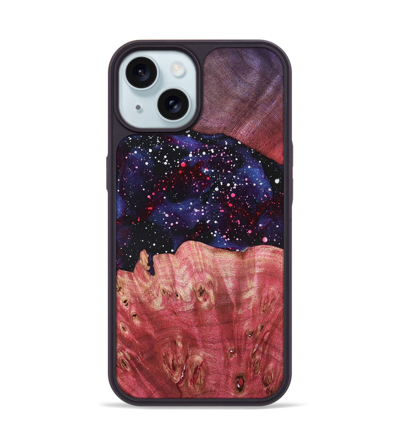 iPhone 15 Wood Phone Case - Lorie (Cosmos, 819477)