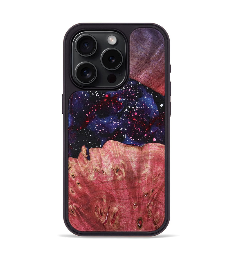 iPhone 15 Pro Wood Phone Case - Lorie (Cosmos, 819477)
