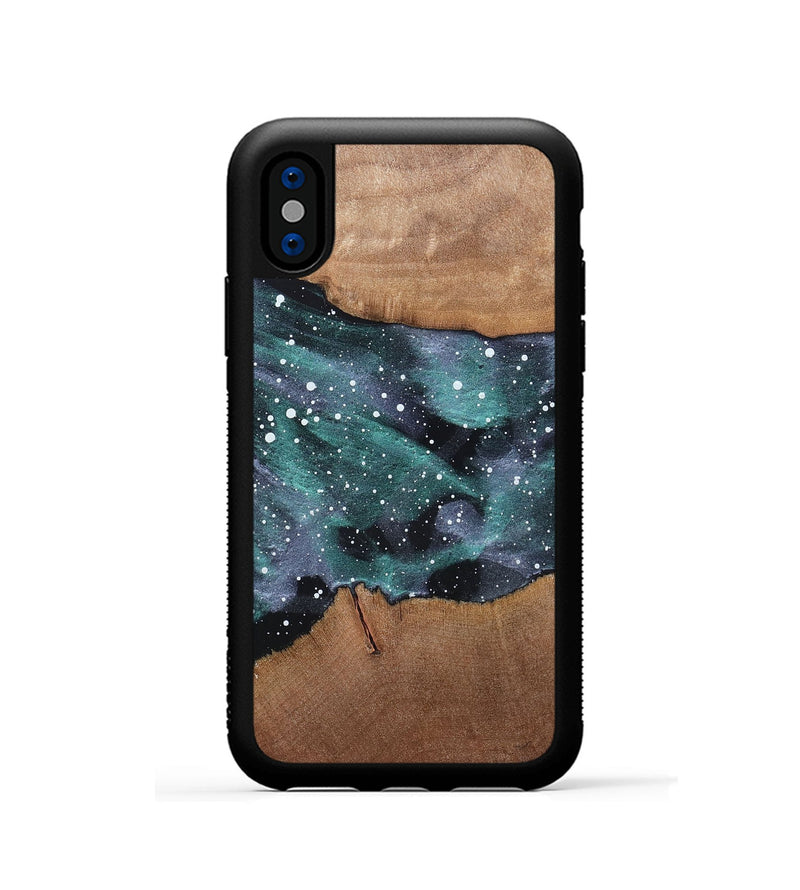 iPhone Xs Wood Phone Case - Bertha (Cosmos, 819494)