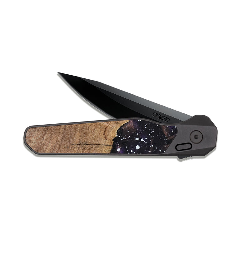 EDC Dark Slate Wood Pocket Knife - Remy (Cosmos, 819506)