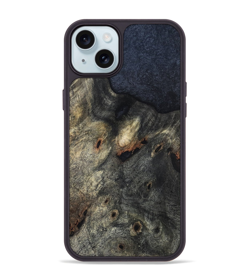 iPhone 15 Plus Wood Phone Case - Frankie (Wood Burl, 819524)