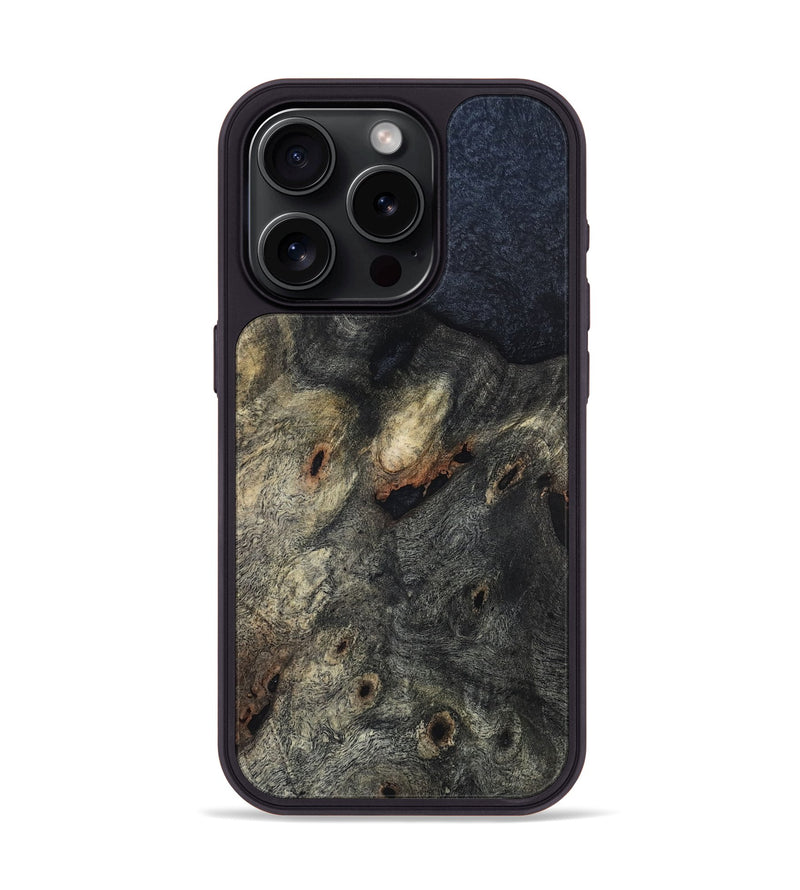 iPhone 15 Pro Wood Phone Case - Frankie (Wood Burl, 819524)