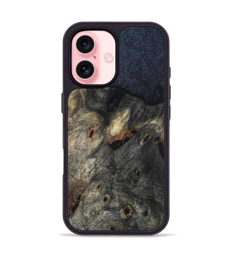 iPhone 16 Wood Phone Case - Frankie (Wood Burl, 819524)