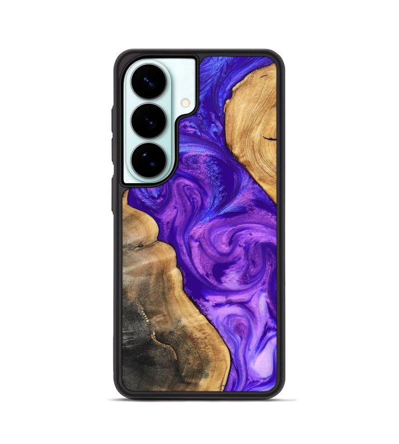 Galaxy S26 Wood Phone Case - Rhea (Purple, 819527)