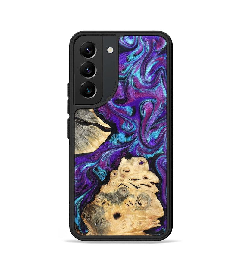 Galaxy S22 Wood Phone Case - Alitzel (Purple, 819528)