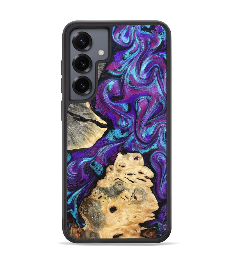 Galaxy S25 Plus Wood Phone Case - Alitzel (Purple, 819528)