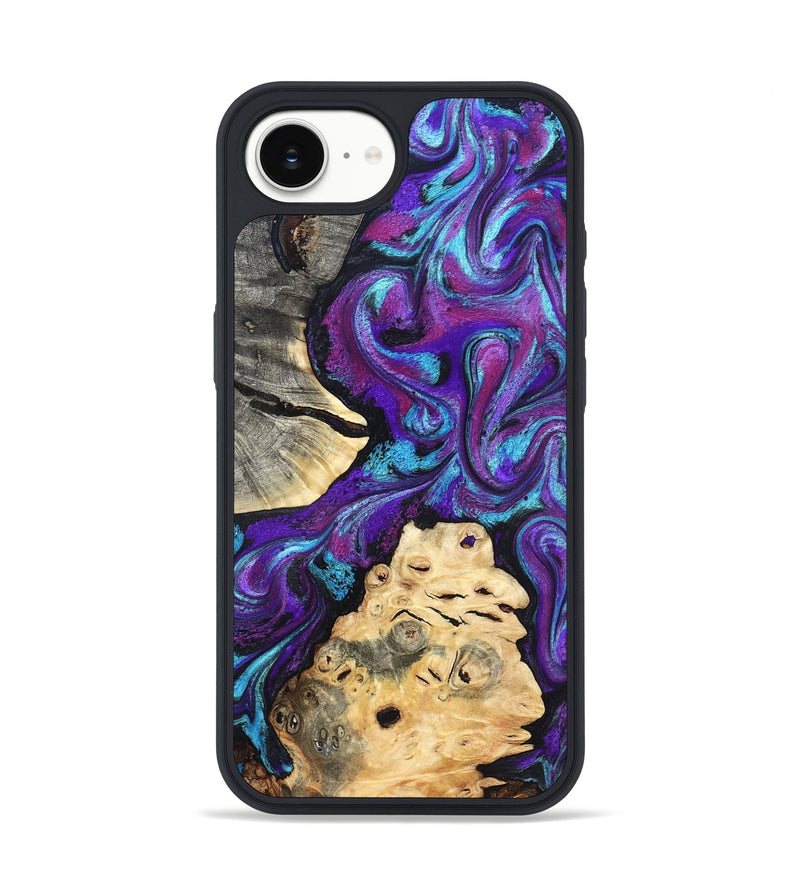 iPhone 16e Wood Phone Case - Alitzel (Purple, 819528)
