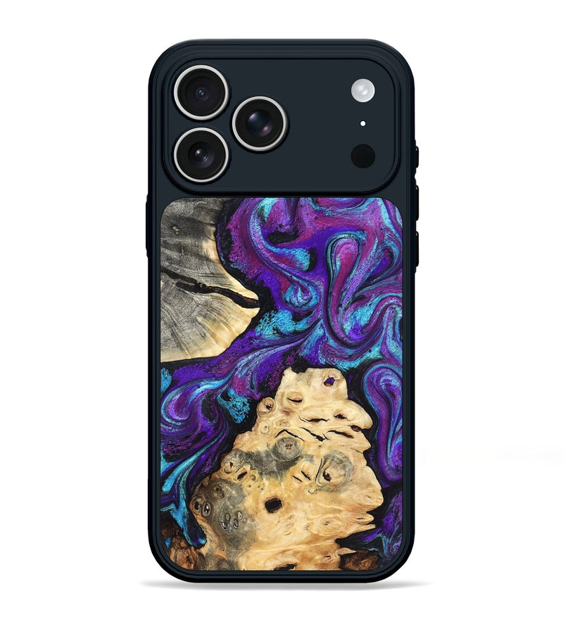 iPhone 17 Pro Max Wood Phone Case - Alitzel (Purple, 819528)
