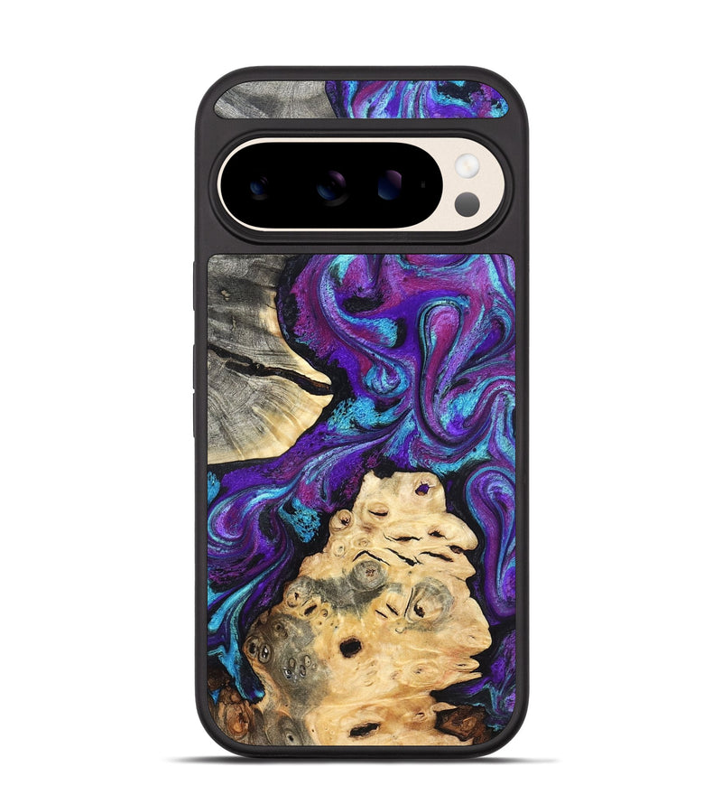 Pixel 10 Pro Wood Phone Case - Alitzel (Purple, 819528)