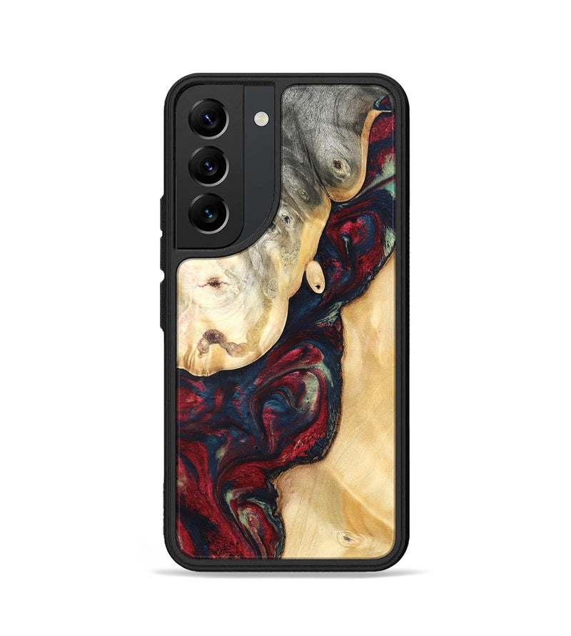 Galaxy S22 Wood Phone Case - Ocie (Red, 819533)